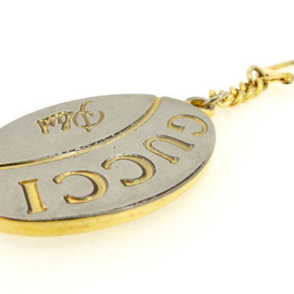 Authentic Gucci key ring Key holder Silver Gold Woman - Picture 3 of 5